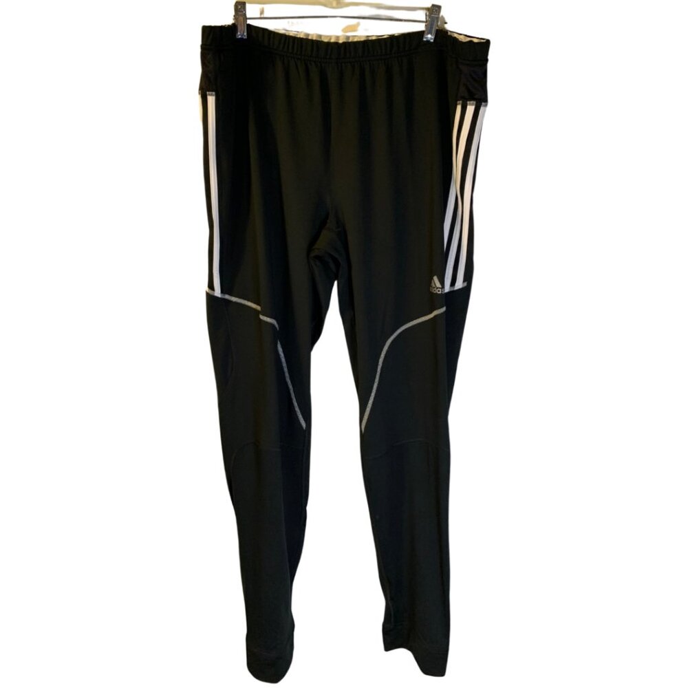Adidas Men's Response Astro Pants Size XL NEW Black Climalite Ankle Zips Running